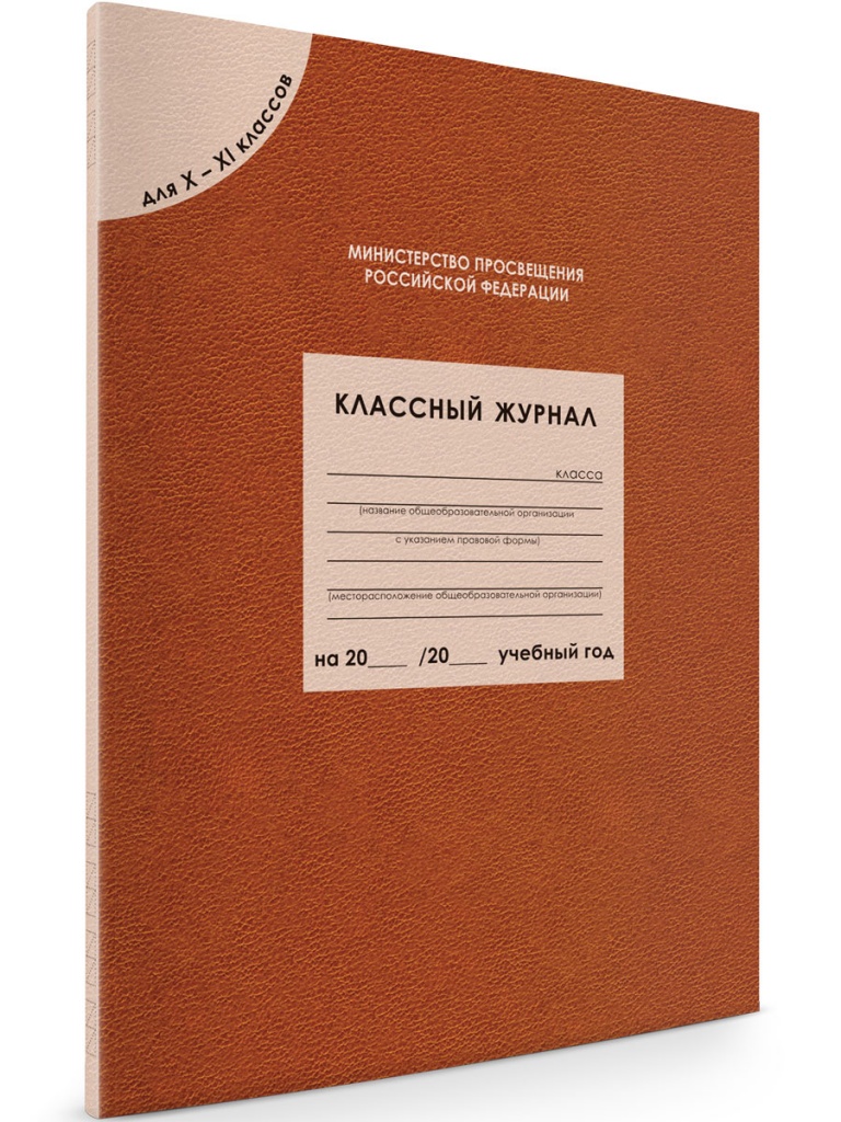 Классный журнал для 10-11 класс Соответствует ФГОС. 96 листов