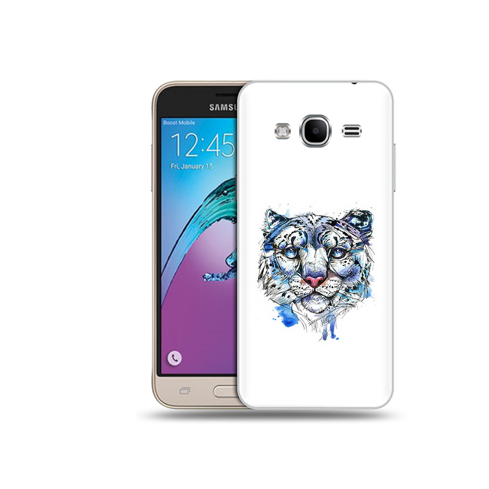 

Чехол MyPads Tocco для Samsung Galaxy J3 (2016) водяной тигр (PT29089.580.263), Прозрачный, Tocco
