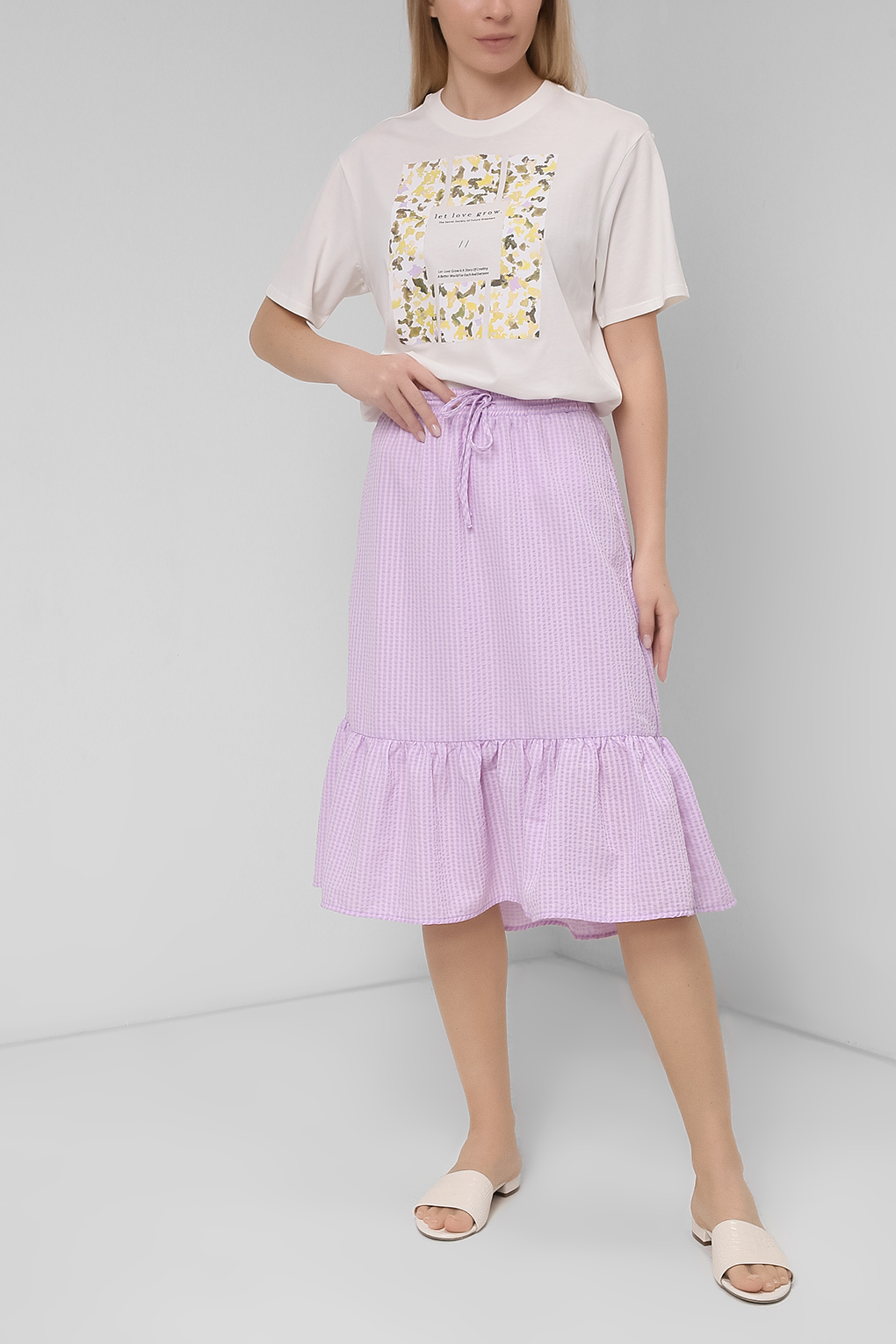 

Юбка женская ONLY 10246856 голубая XS, 10246856