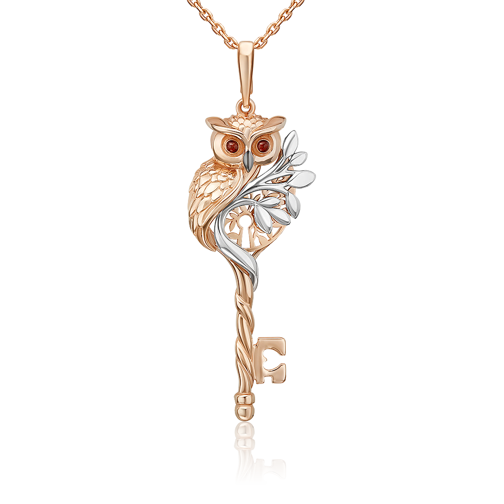 

Подвеска из комбинированного золота PLATINA jewelry 03-3513-00-000-1111, эмаль, 03-3513-00-000-1111