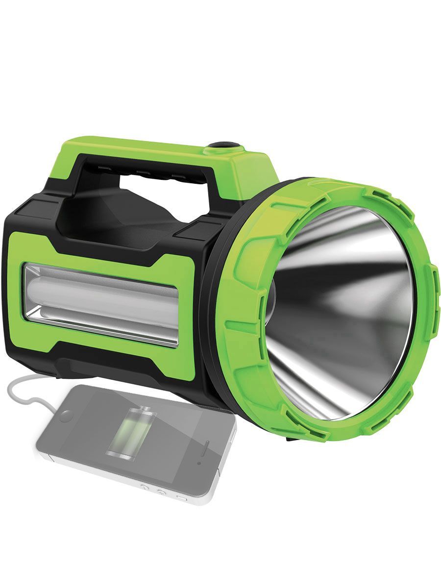 Фонарь-прожектор аккумуляторный КОСМОС  1шт фонарь велосипедный аккумуляторный влагозащищённый 400 мач 5 led 30 лм 4 режима