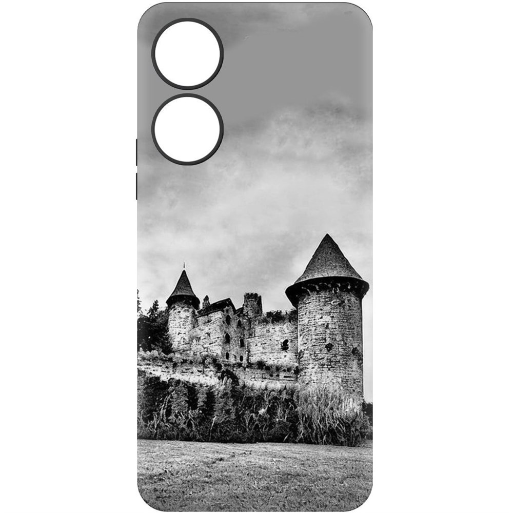 

Чехол-накладка Krutoff Soft Case Старый замок для Honor X5 Plus черный