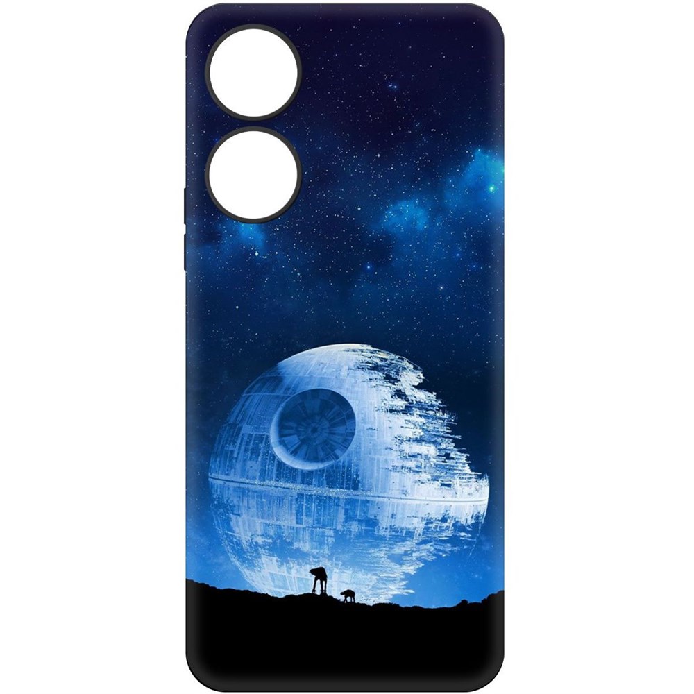 

Чехол-накладка Krutoff Soft Case Звездные Войны. Звезда смерти для Honor X5 Plus черный