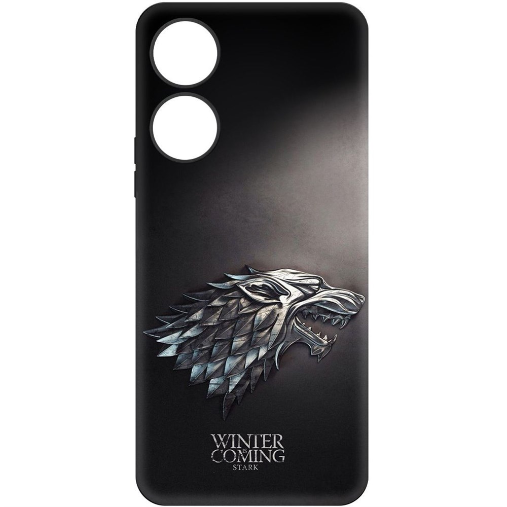 

Чехол-накладка Krutoff Soft Case Игра Престолов. Зима Близко для Honor X5 Plus черный