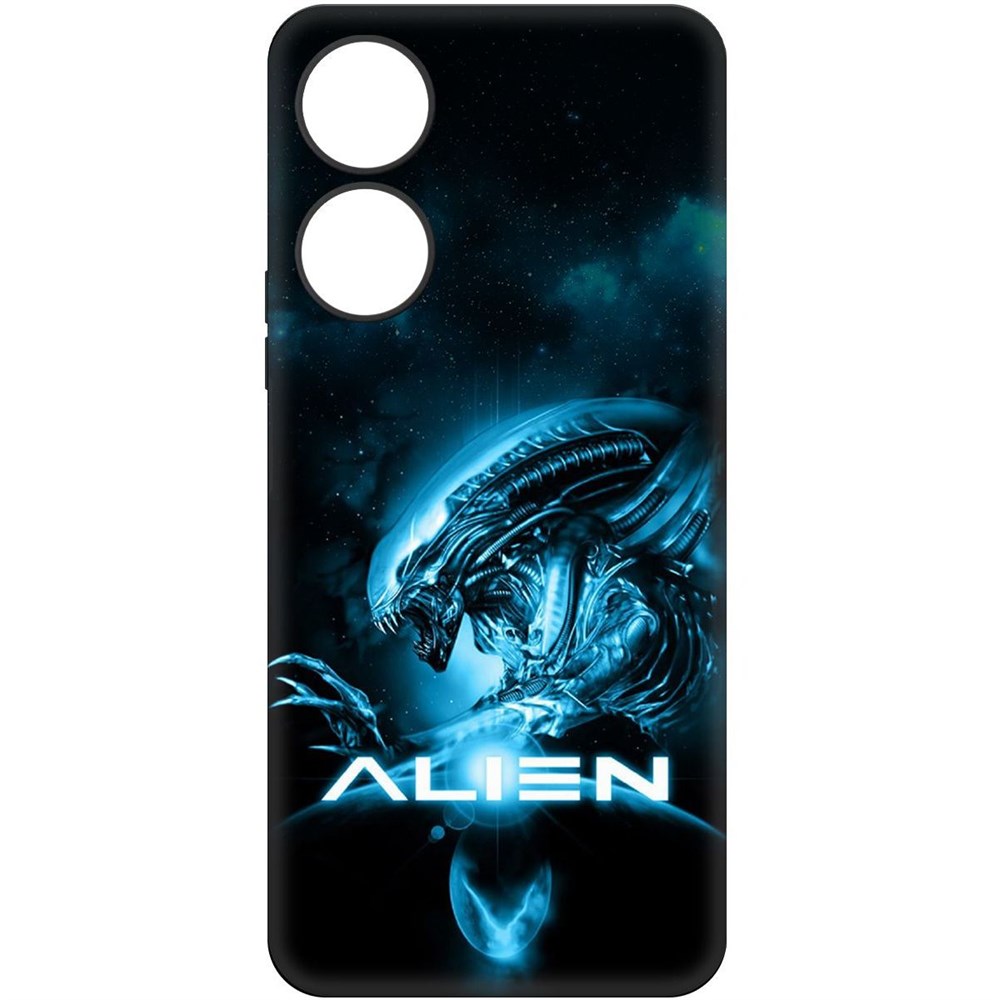 

Чехол-накладка Krutoff Soft Case Чужой. Космос для Honor X5 Plus черный