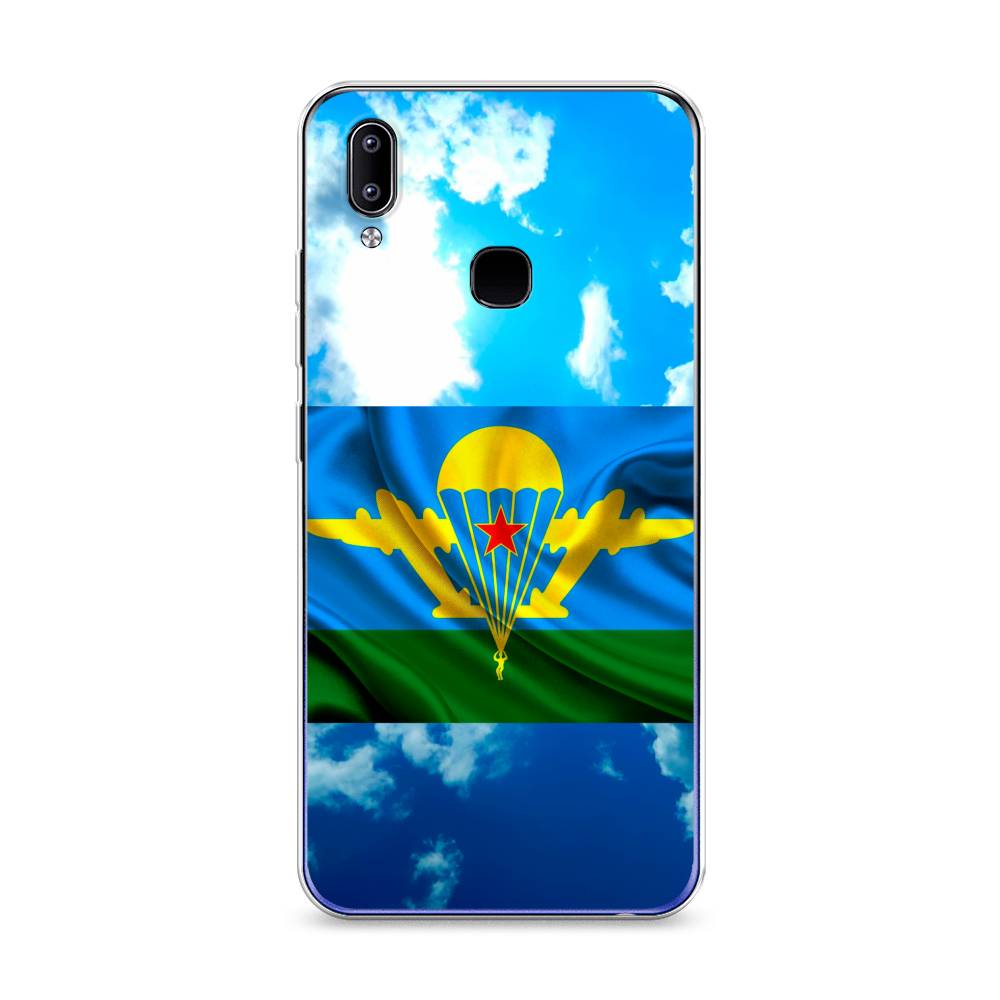 фото Силиконовый чехол "вдв флаг в небесах" на oppo reno 5 pro awog