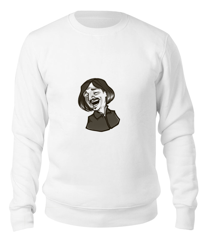 

Свитшот унисекс Printio Гоголь белый S, Гоголь