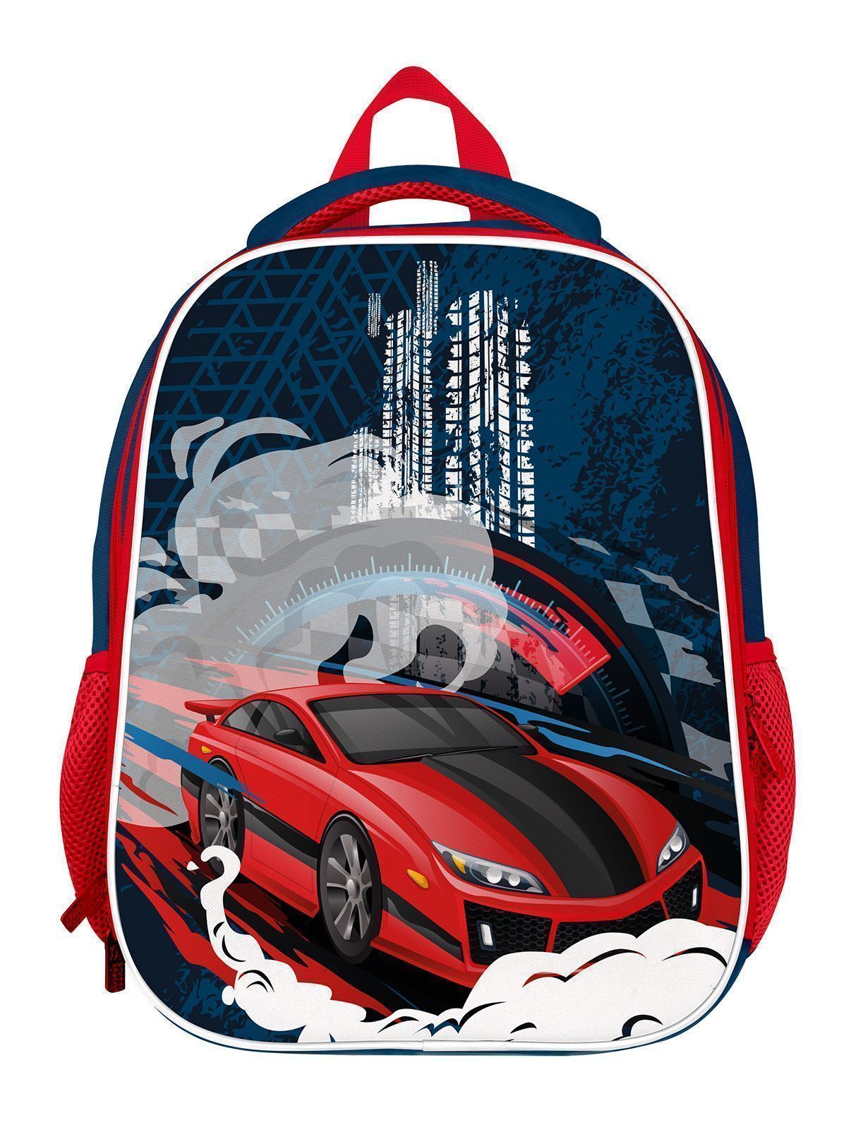 Рюкзак Schoolformat Ergonomic light 2 red ride, для мальчиков, 2 отделения, 19 л, 38x29x18