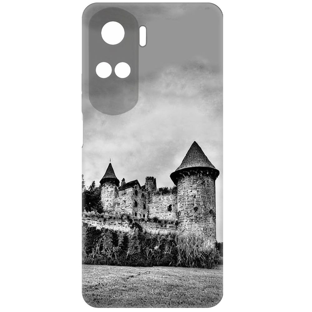 

Чехол-накладка Krutoff Soft Case Старый замок для Honor 90 Lite черный