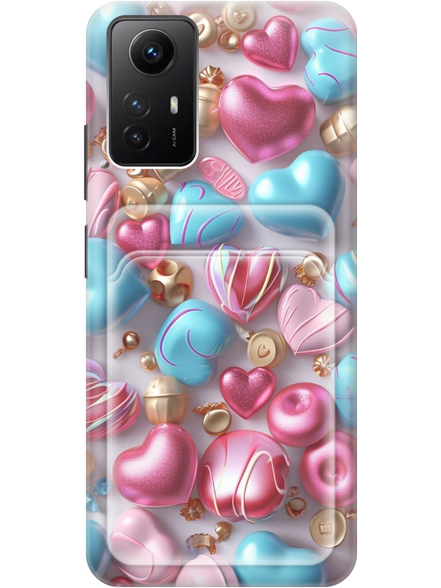 

Силиконовый чехол на Xiaomi Redmi Note 12s с принтом 788819, Голубой;прозрачный;розовый, 778676991