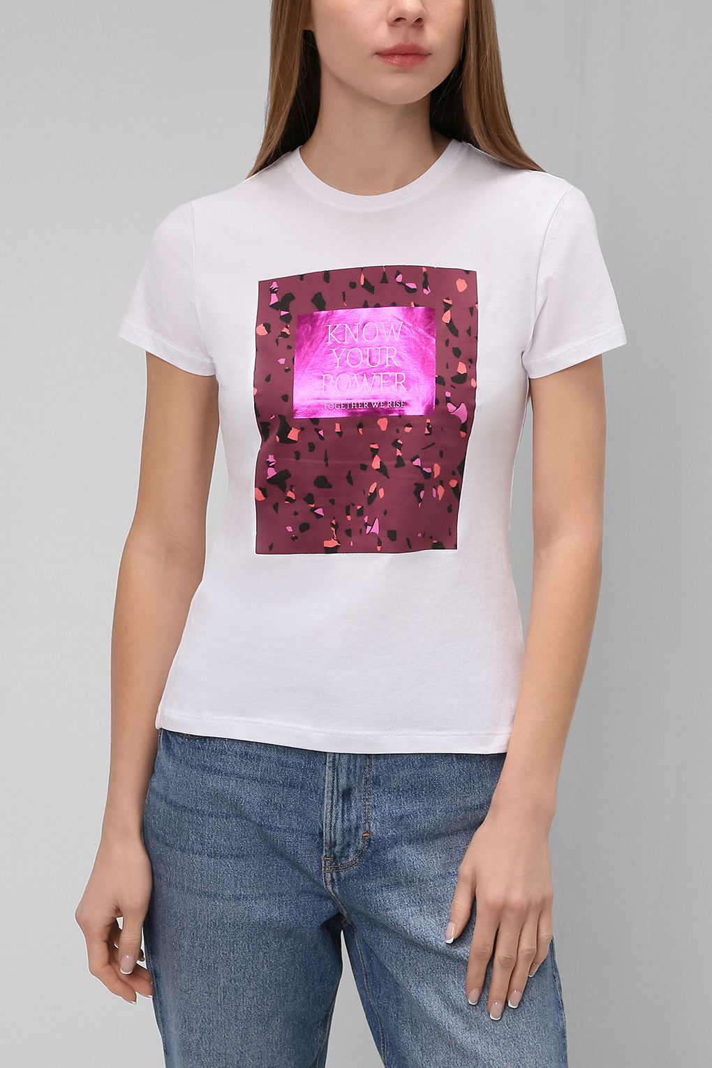 

Футболка женская ONLY 15249393 белая M, 15249393