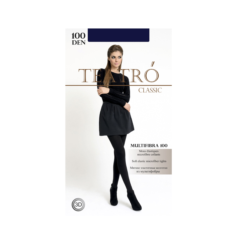

Колготки женские Teatro Multifibra синие, Синий, Multifibra