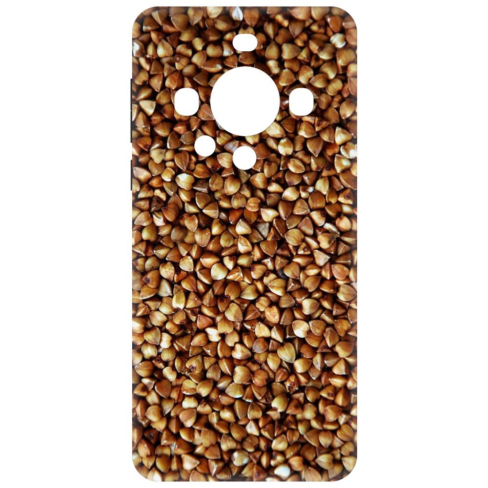 

Чехол-накладка Krutoff Soft Case Гречка для Huawei Mate 60 черный
