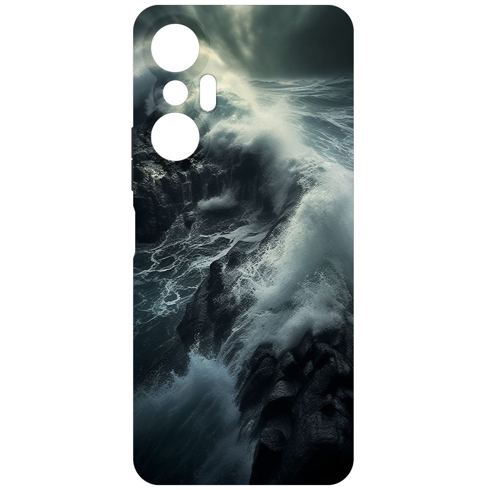 

Чехол-накладка Krutoff Soft Case Шторм для Infinix Hot 20S черный
