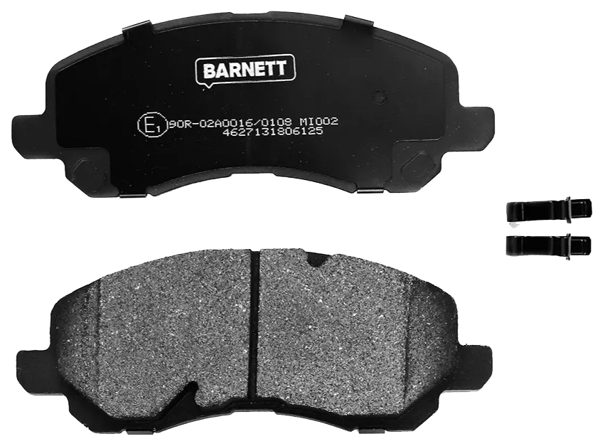 Тормозные колодки BARNETT передние дисковые MI002