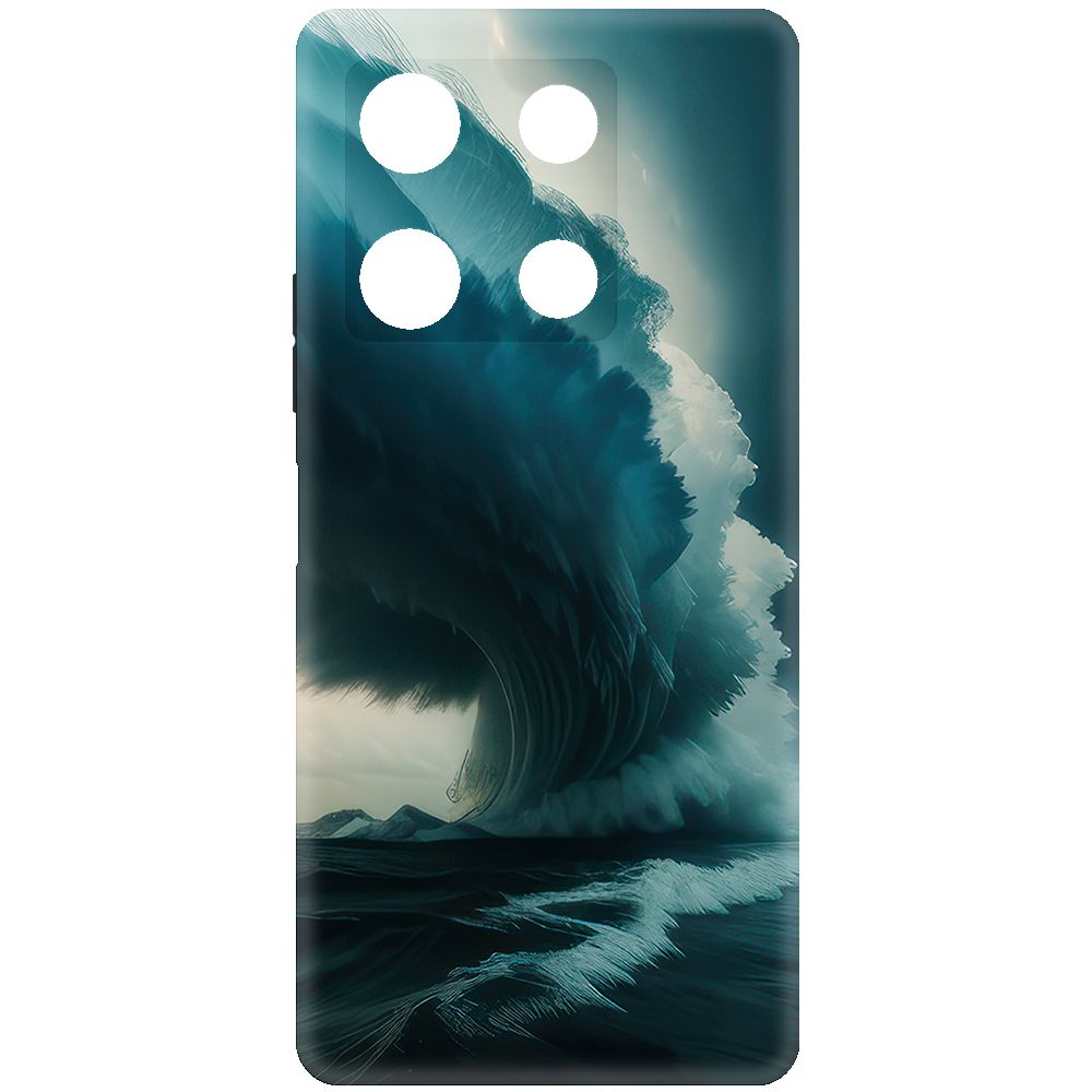 

Чехол-накладка Krutoff Soft Case Торнадо для Infinix Note 30 Pro черный
