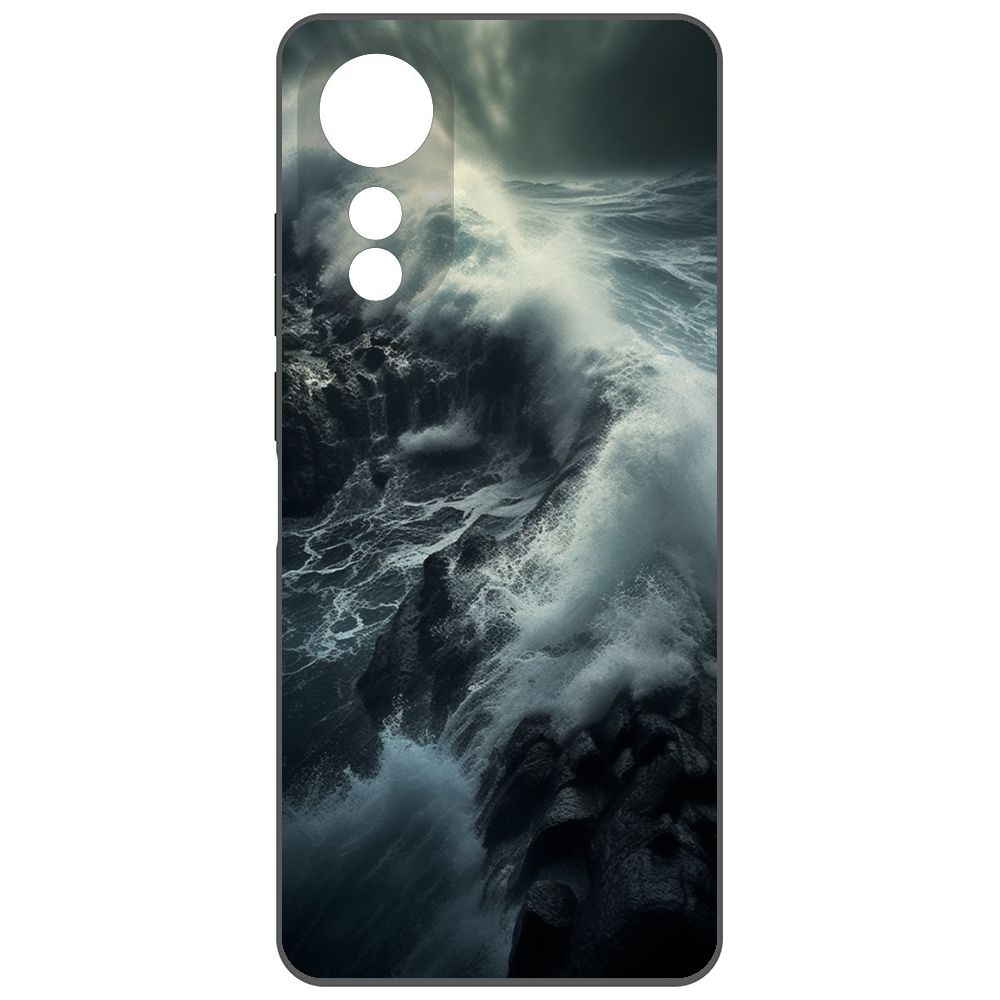 

Чехол-накладка Krutoff Soft Case Шторм для Oppo A78 4G черный