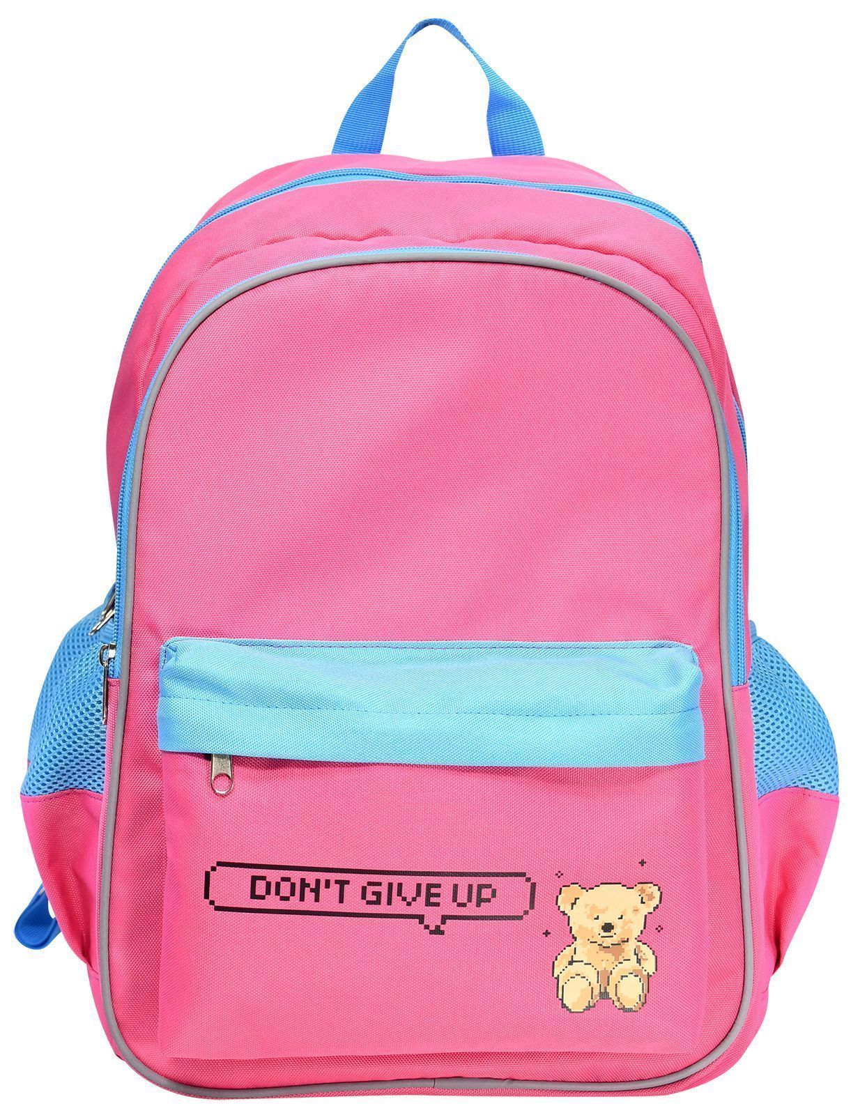 Рюкзак Schoolformat Soft 2 pixel bear, для девочек, 2 отделения, 20,5 л, 42x31x16