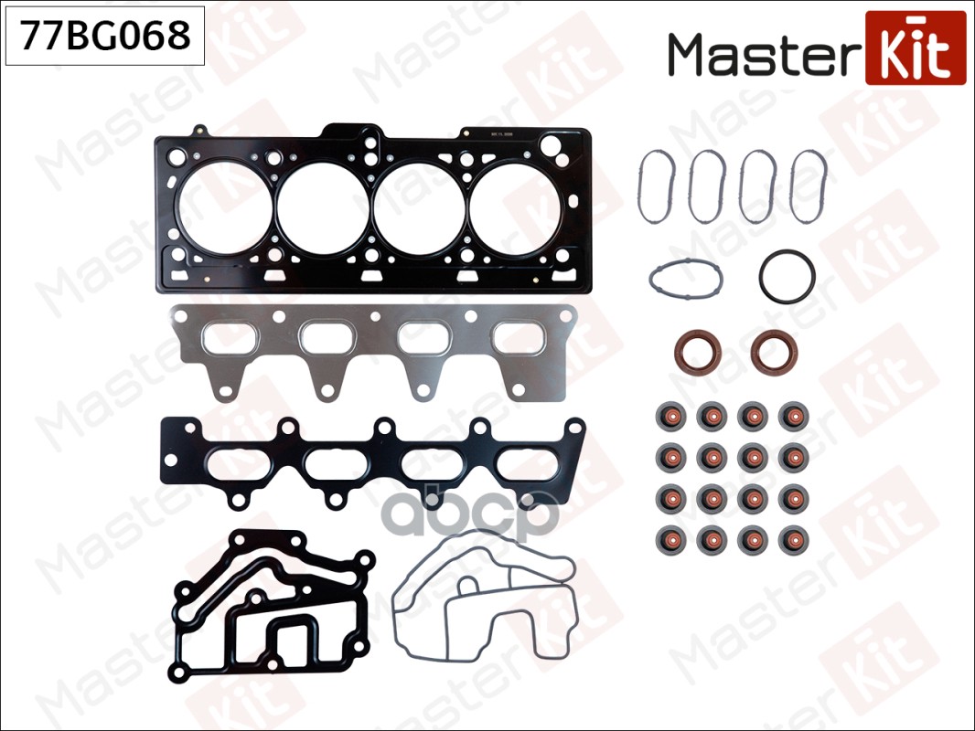 

Комплект Прокладок Renault Megane/Kangoo/Laguna 1.4/1.6 K4m/K4j MasterKit арт. 77BG068