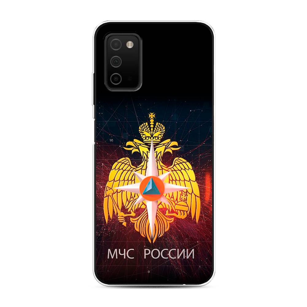 фото Силиконовый чехол "мчс россии" на samsung galaxy a03s awog