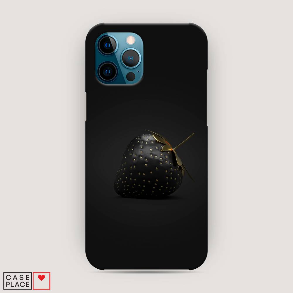

Пластиковый чехол "Черная клубника" на Apple iPhone 12 Pro Max, 12720-7