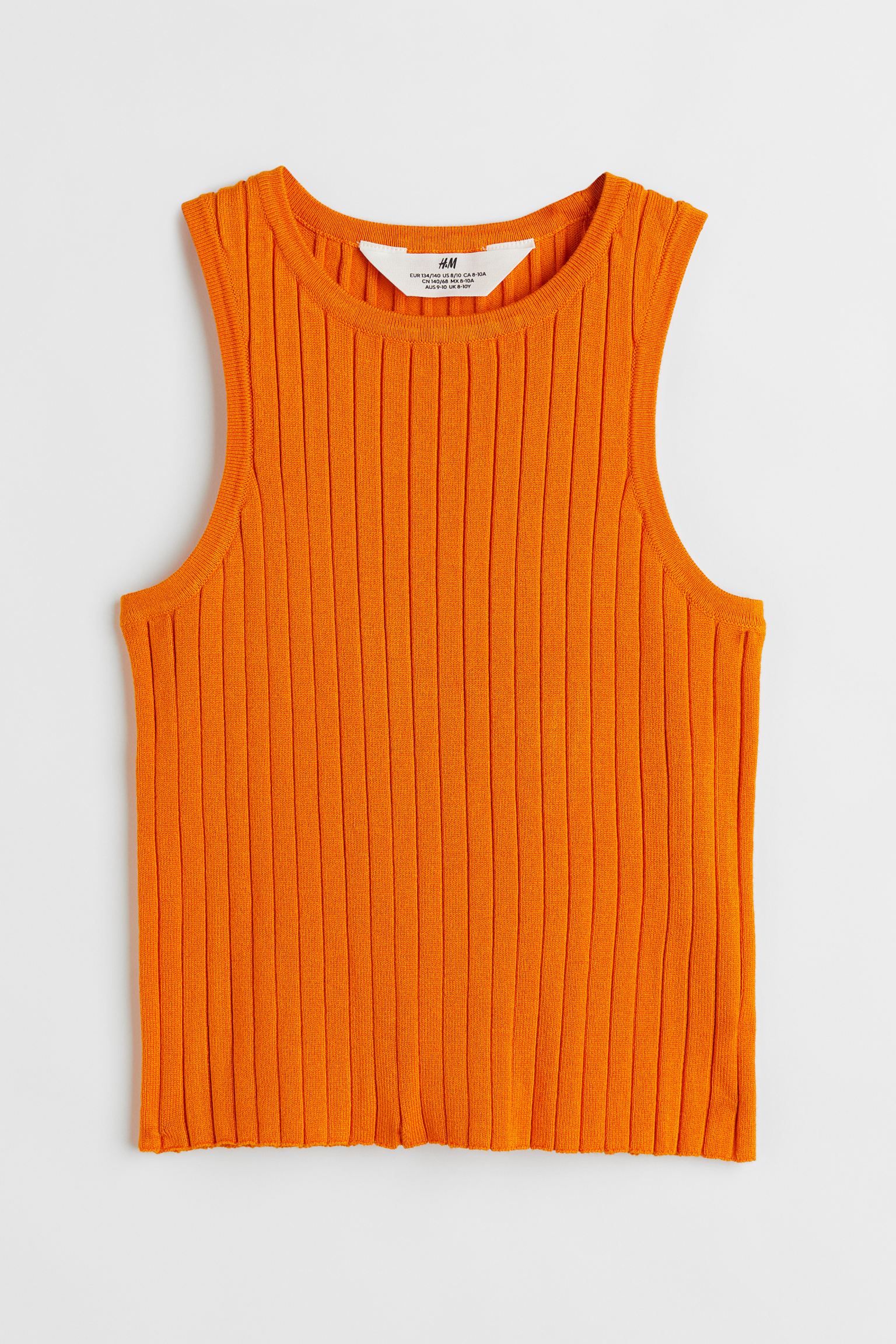 Майка H&M для девочек, оранжевый-005, размер 134/140, 1028246005 майка для мальчиков demix оранжевый