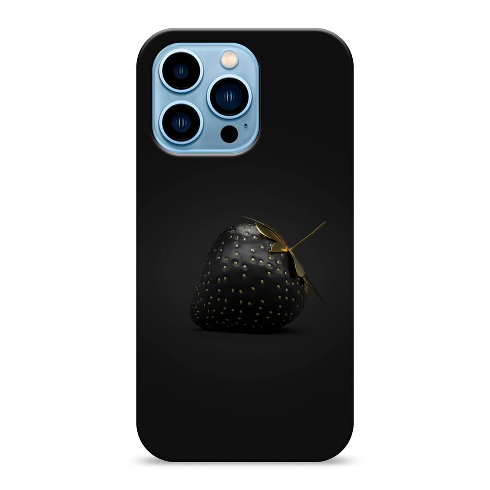 

Пластиковый чехол "Черная клубника" на Apple iPhone 13 Pro, 14320-7