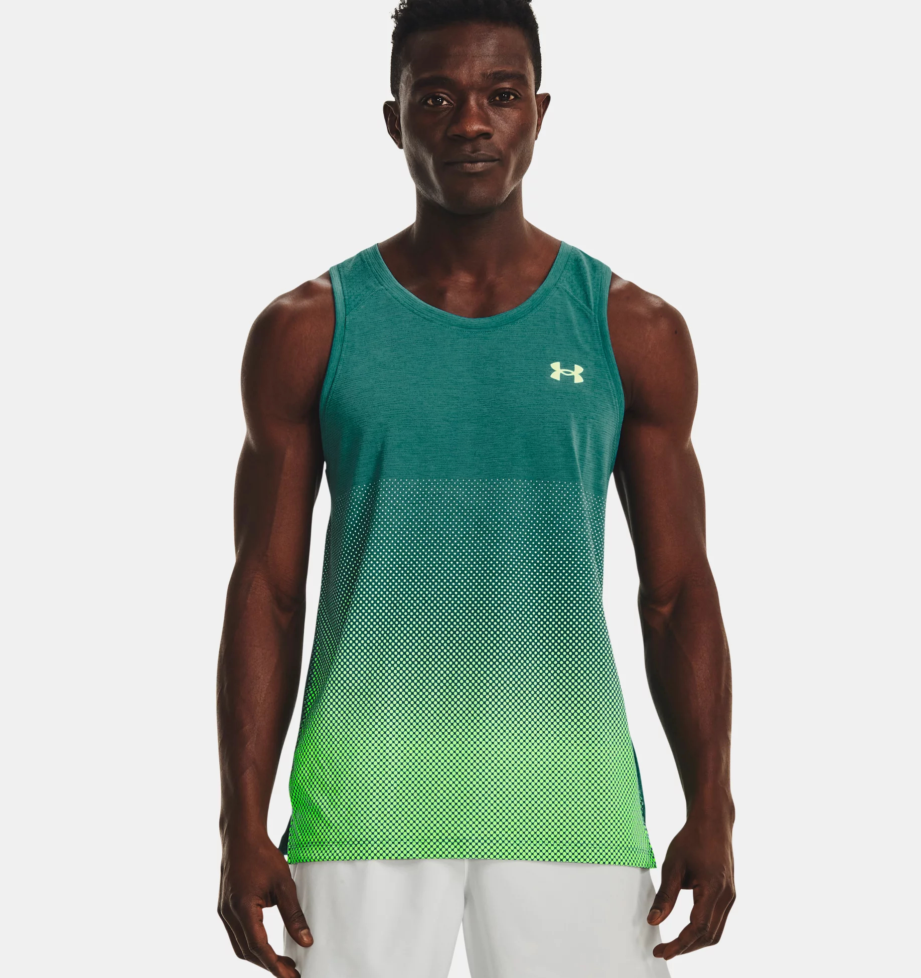 Майка мужская Under Armour UA Streaker Wind Singlet изумрудный L