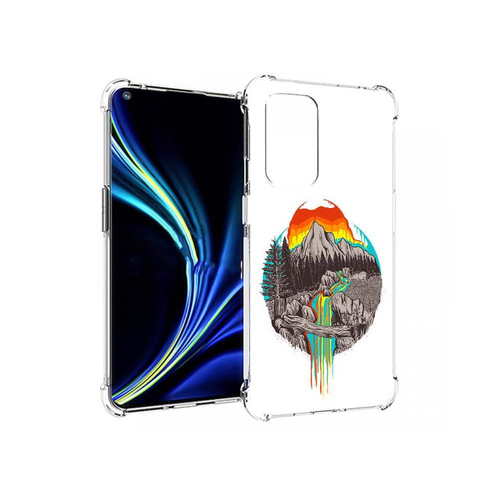 

Чехол MyPads Tocco для OnePlus 9 Радужный водопад (PT159409.128.144), Прозрачный, Tocco