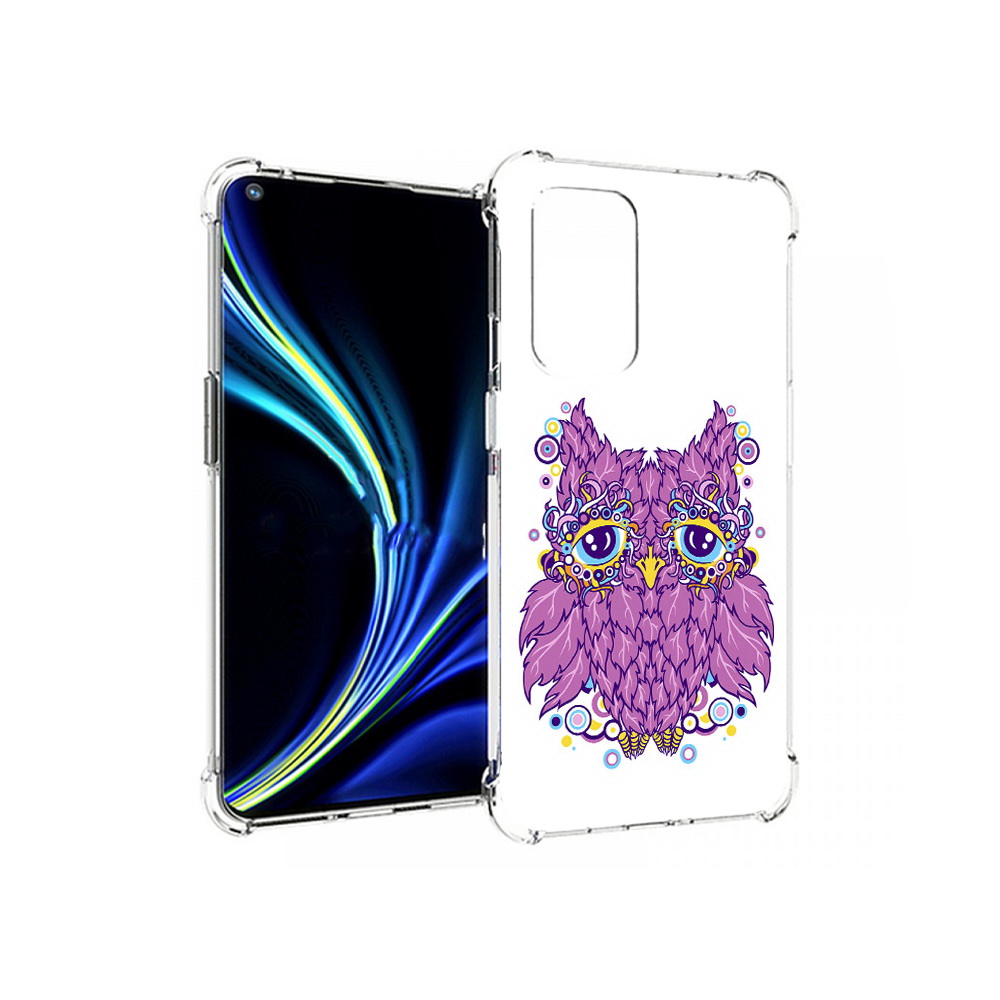 

Чехол MyPads Tocco для OnePlus 9 Розовая сова (PT159409.128.147), Прозрачный, Tocco