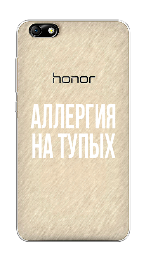 

Чехол Awog на Honor 4X "Аллергия на тупых", Разноцветный, 63550-6