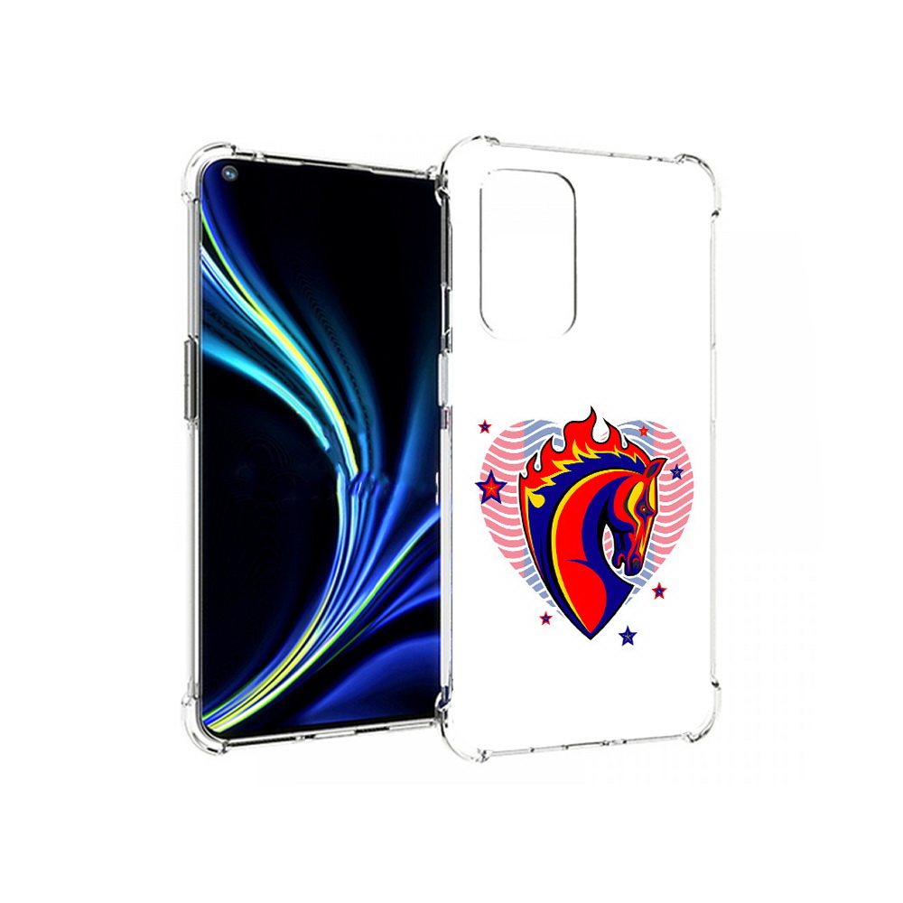 

Чехол MyPads Tocco для OnePlus 9 ФК ЦСЛ Лошадь (PT159409.128.180), Прозрачный, Tocco
