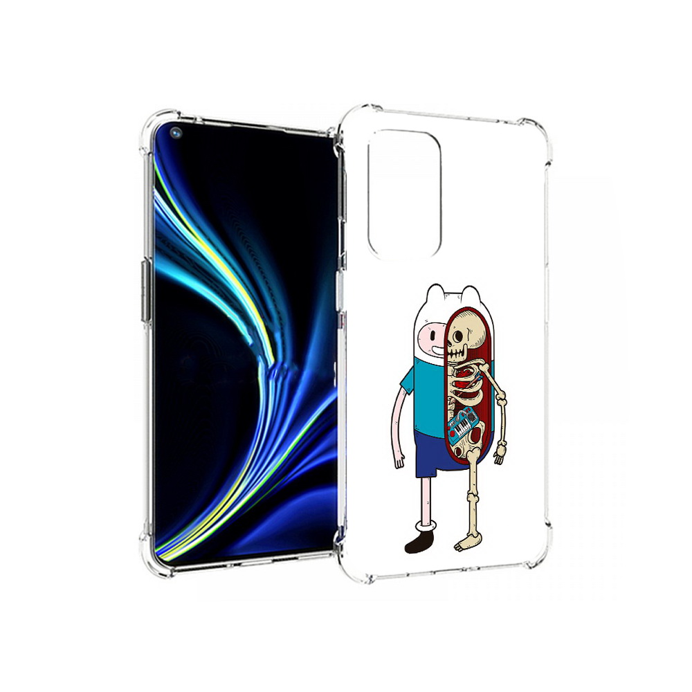 

Чехол MyPads Tocco для OnePlus 9 Финн скелет (PT159409.128.187), Прозрачный, Tocco