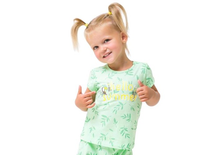 

Футболка детская CROCKID КР 301292 зеленый 68, КР 301292