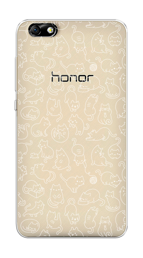 

Чехол Awog на Honor 4X "Шкодливые котики", Разноцветный, 63550-2