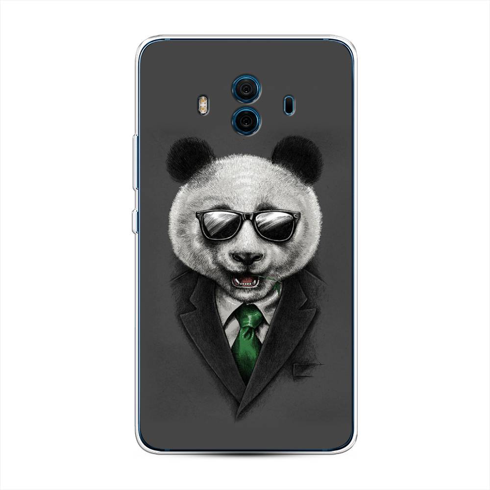 

Чехол Awog на Huawei Mate 10 "Деловая панда", Разноцветный, 63350-10