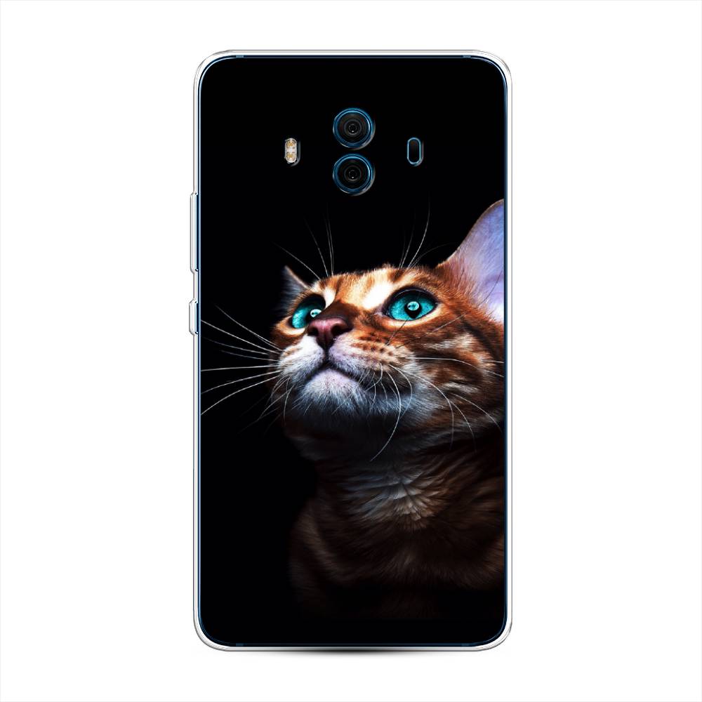 

Чехол Awog на Huawei Mate 10 "Мечтательный кот", Разноцветный, 63350-1