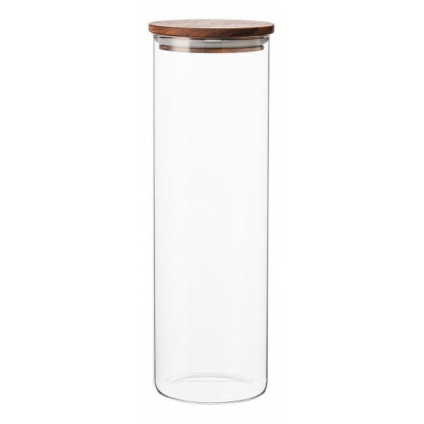 фото Банка для пищевых продуктов (1.85 л) borosilicate glass and acacia xs9529 smart solutions