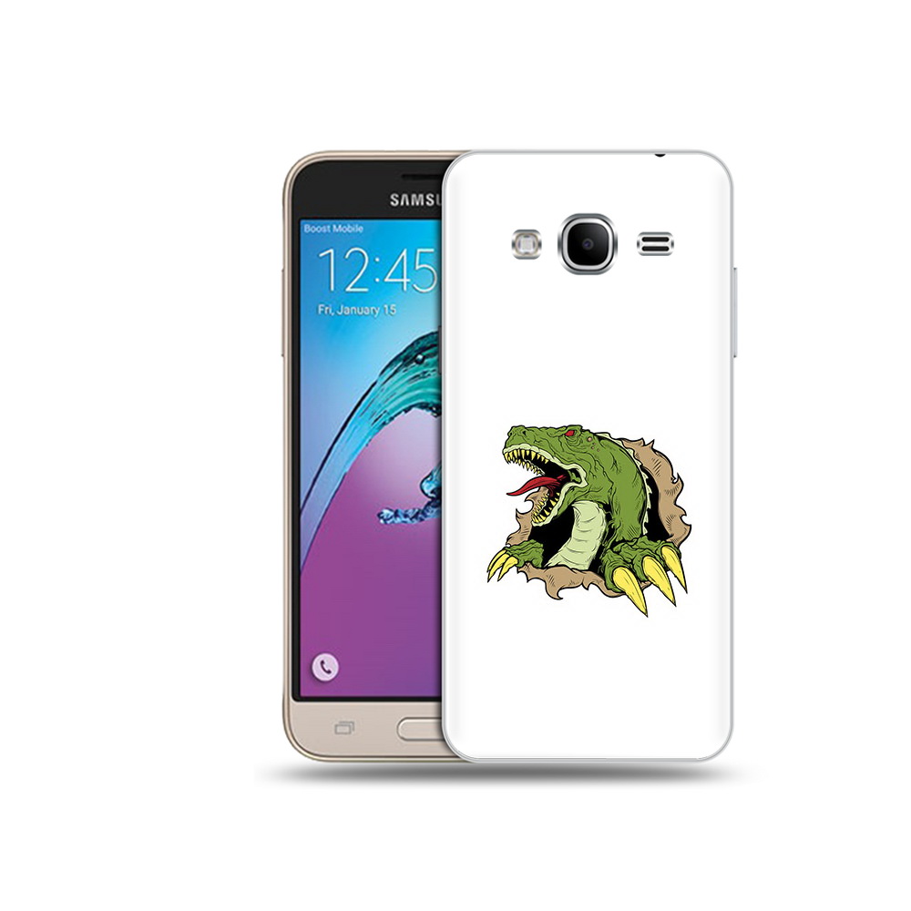 

Чехол MyPads Tocco для Samsung Galaxy J3 (2016) годзила (PT29089.580.290), Прозрачный, Tocco