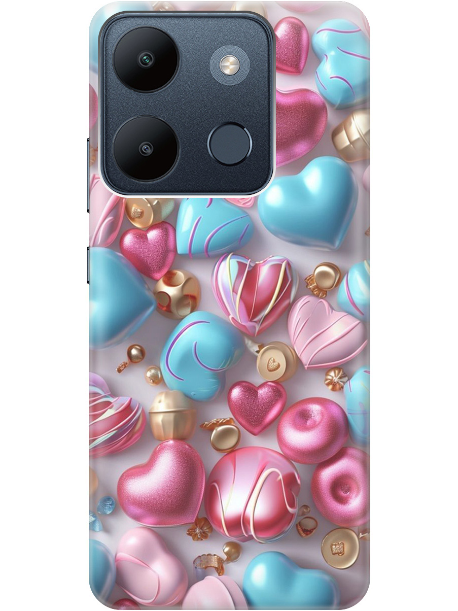 

Чехол на Infinix Smart 7, Tecno Spark Go 2023/Pop 7/Pop 7 Pro 788848, Прозрачный;голубой;розовый, 768741591