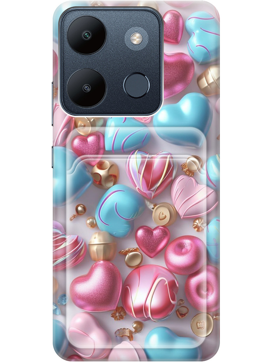 

Чехол на Infinix Smart 7, Tecno Spark Go 2023/Pop 7/Pop 7 Pro 788854, Голубой;прозрачный;розовый, 768741591