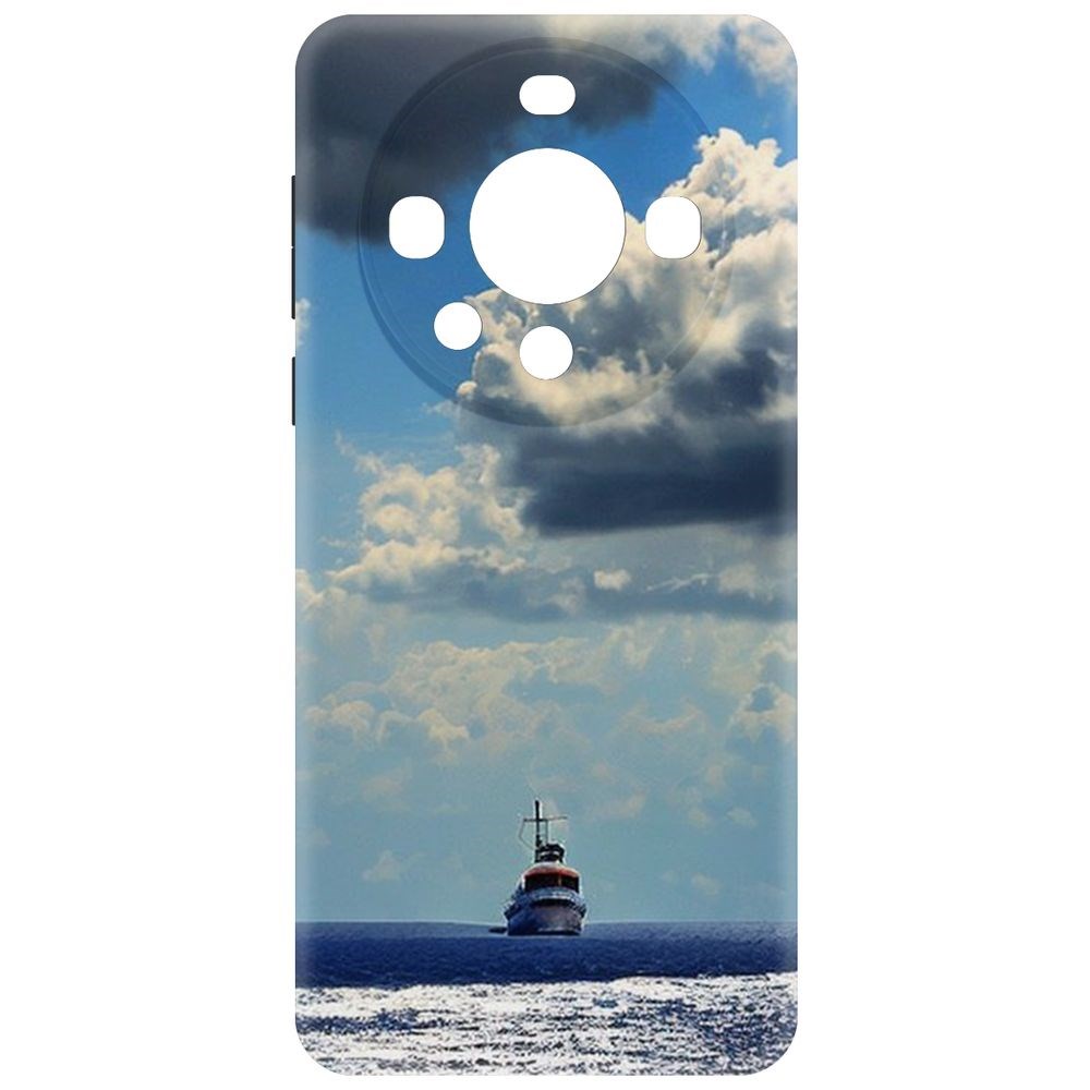 

Чехол-накладка Krutoff Soft Case Море для Huawei Mate 60 черный
