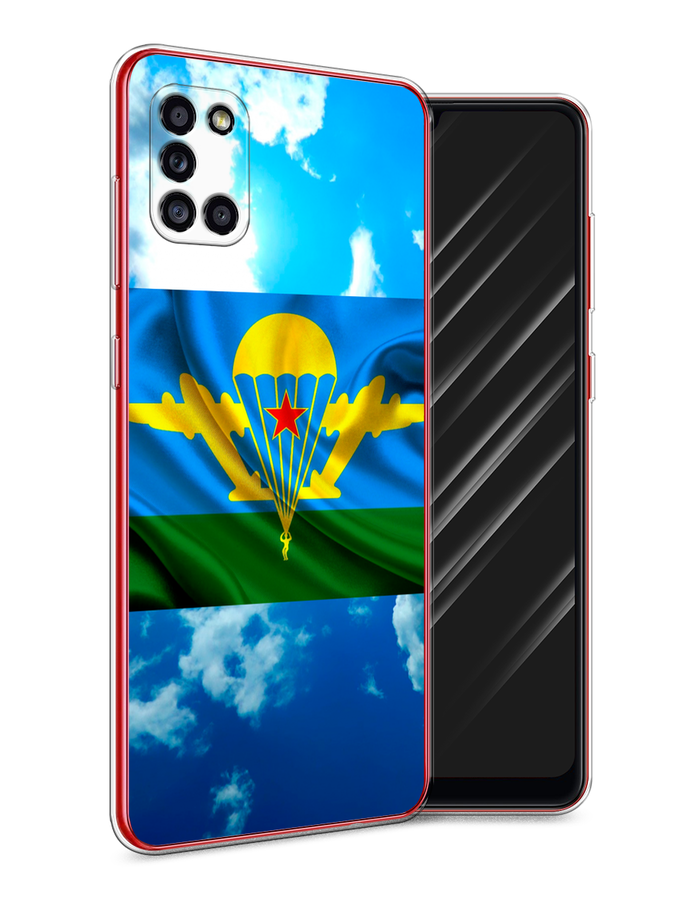 

Чехол Awog на Samsung Galaxy A31 / Самсунг A31 "ВДВ флаг в небесах", Разноцветный, 2100350-5