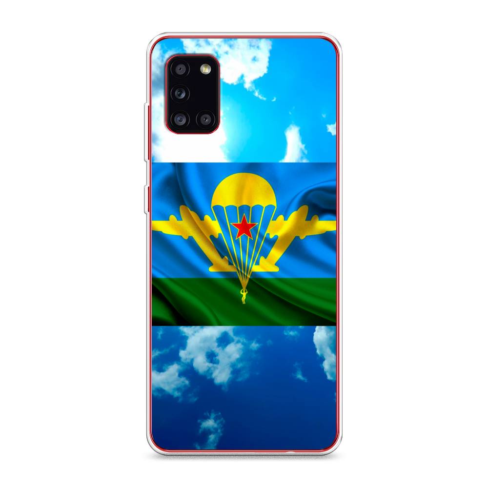 фото Силиконовый чехол "вдв флаг в небесах" на samsung galaxy a31 awog