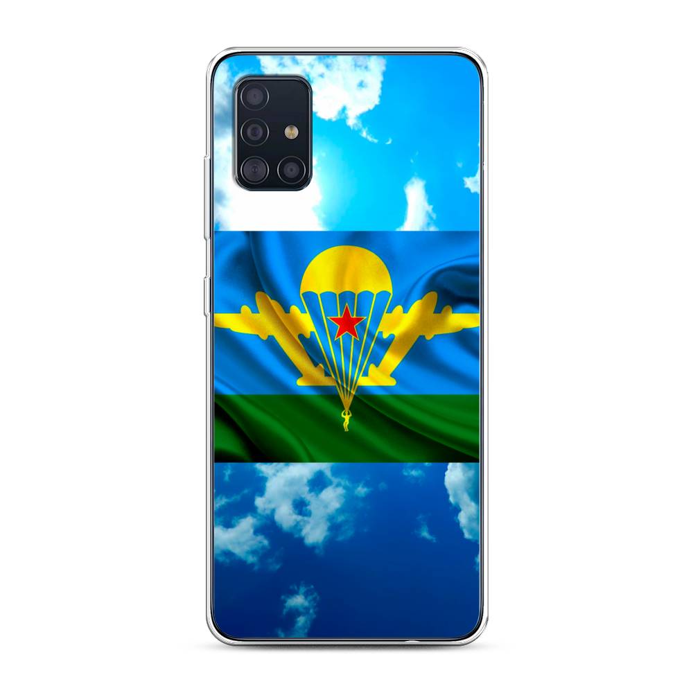 фото Силиконовый чехол "вдв флаг в небесах" на samsung galaxy a51 awog