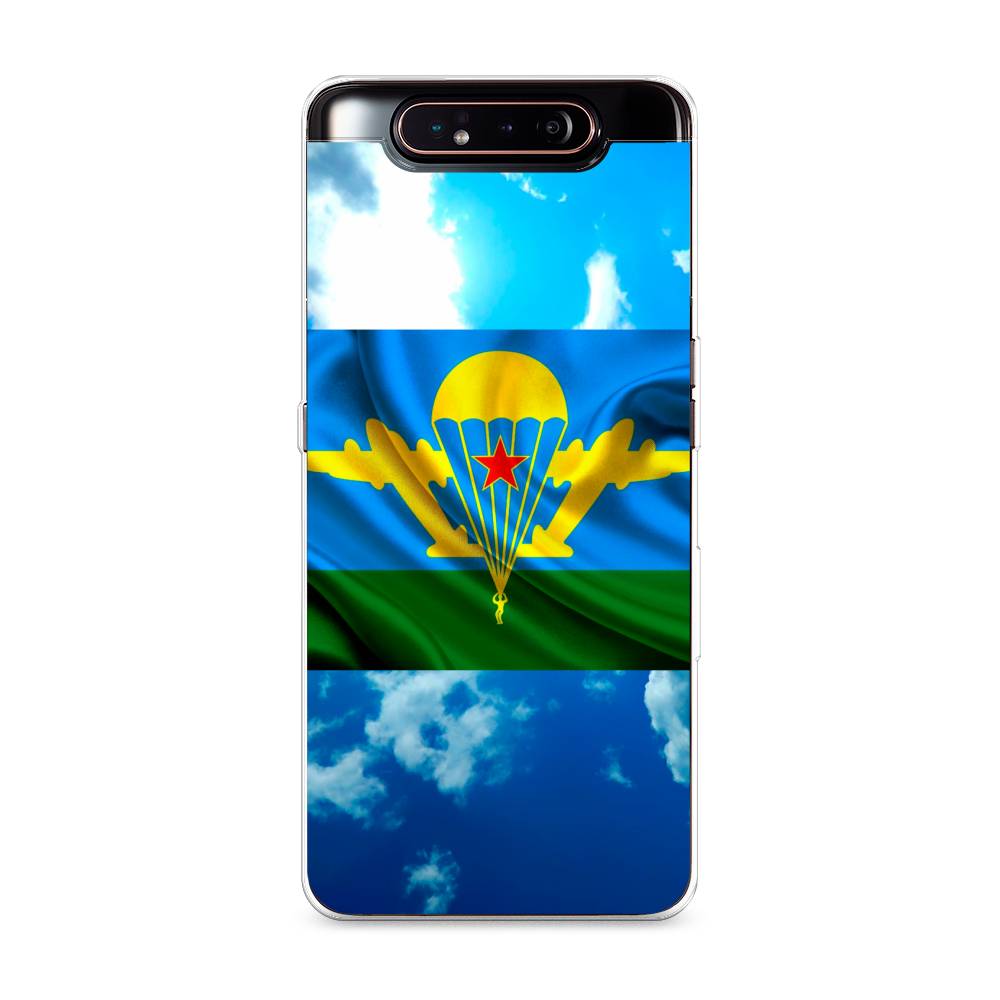 фото Силиконовый чехол "вдв флаг в небесах" на samsung galaxy a80 awog