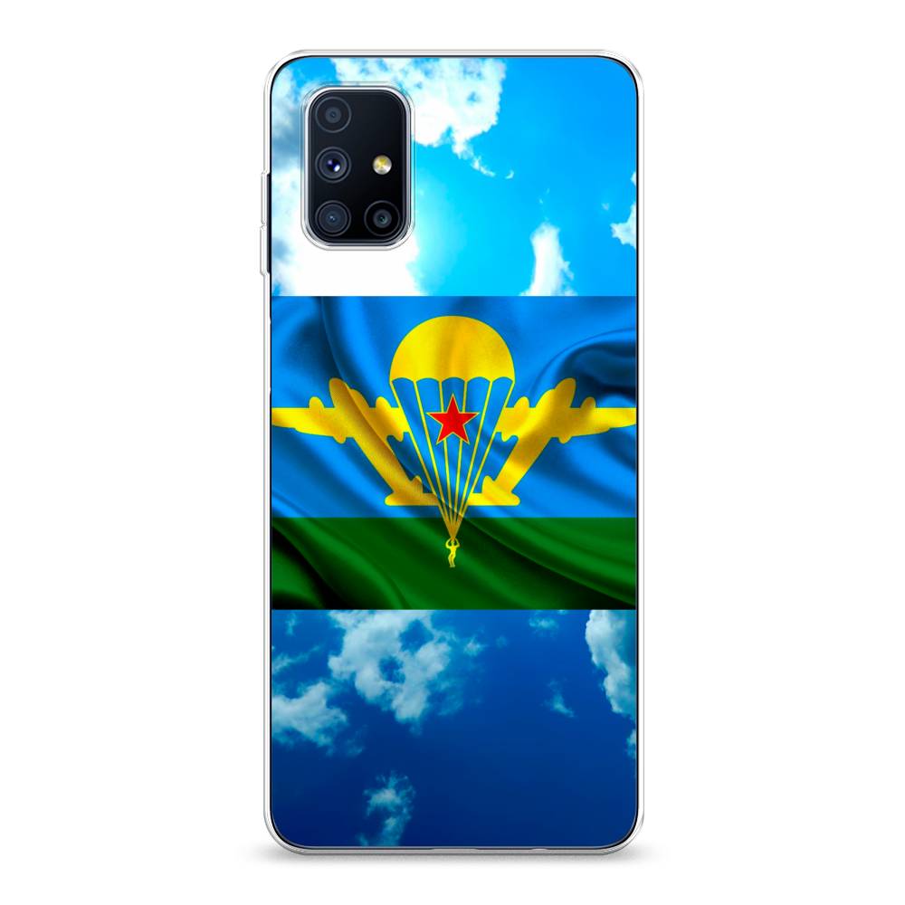 фото Силиконовый чехол "вдв флаг в небесах" на samsung galaxy m51 awog