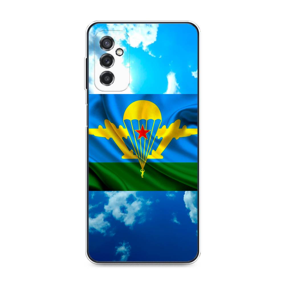 фото Силиконовый чехол "вдв флаг в небесах" на samsung galaxy m52 awog