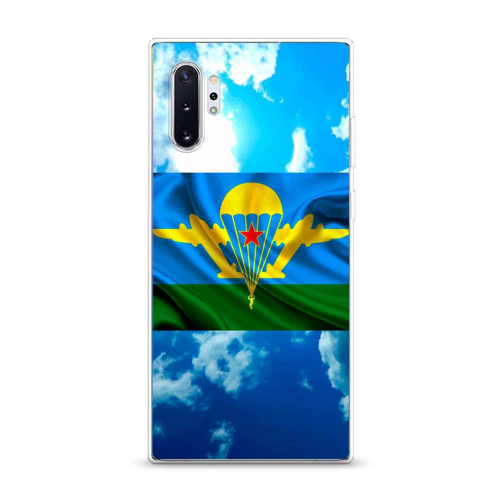 фото Силиконовый чехол "вдв флаг в небесах" на samsung galaxy note 10 + awog