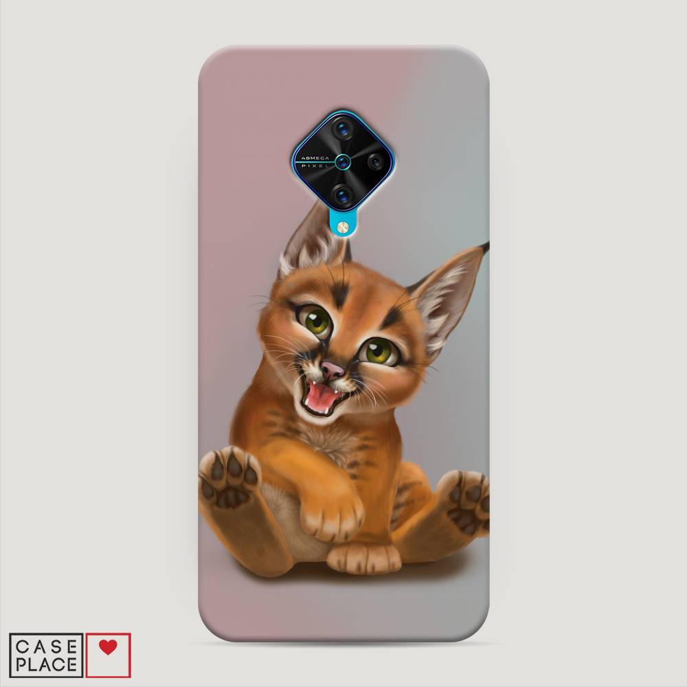 

Пластиковый чехол "Малыш рыси" на Vivo V17, 261520-1